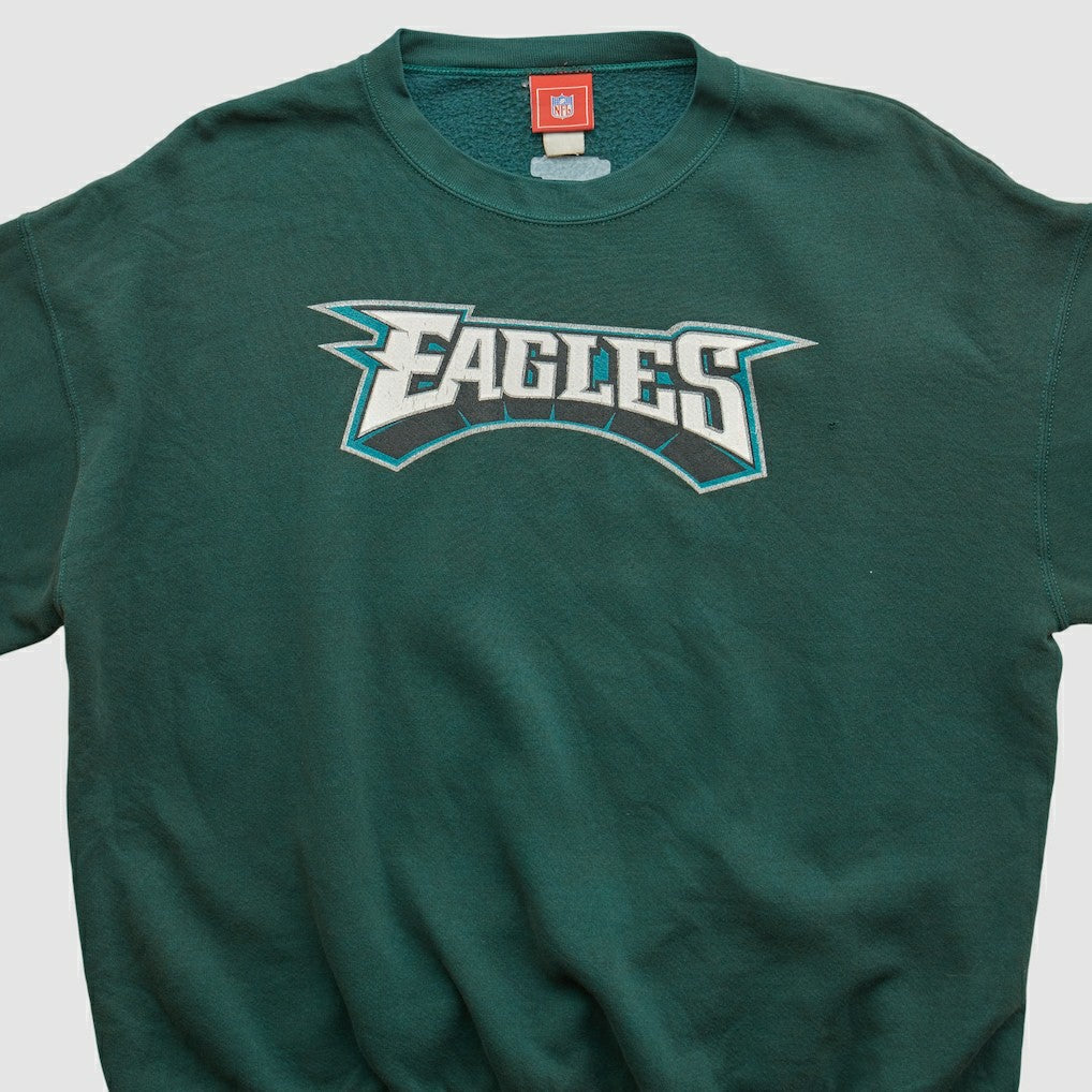 Philadelphia Eagles NFL 2000s Pullover Sweatshirt Green Vintage