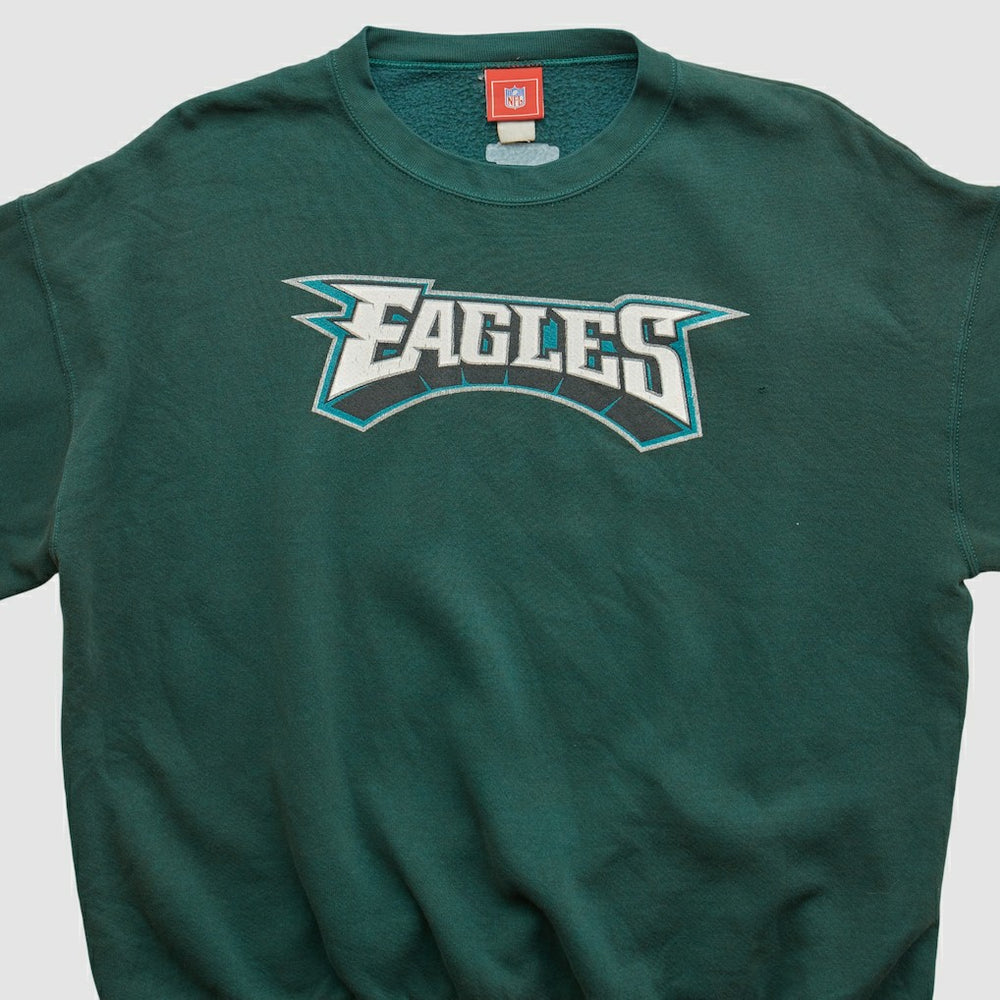 Philadelphia Eagles NFL 2000s Pullover Sweatshirt Green Vintage