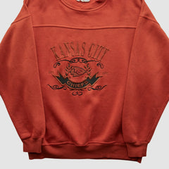 Kansas City Chiefs Crable Sportswear 90s Pullover Sweatshirt Red Vintage