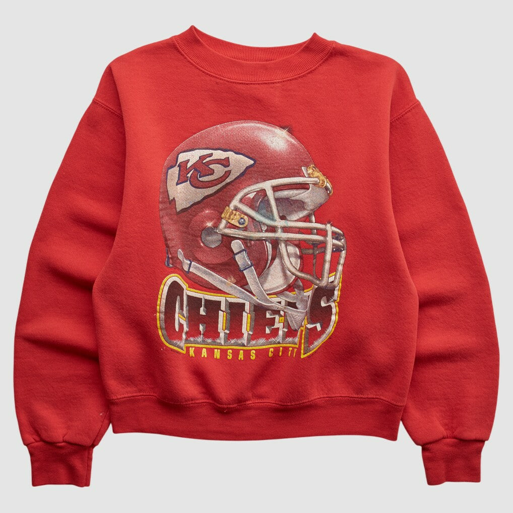 Kansas City Chiefs Lee Apparel 90s Pullover Sweatshirt Red Vintage
