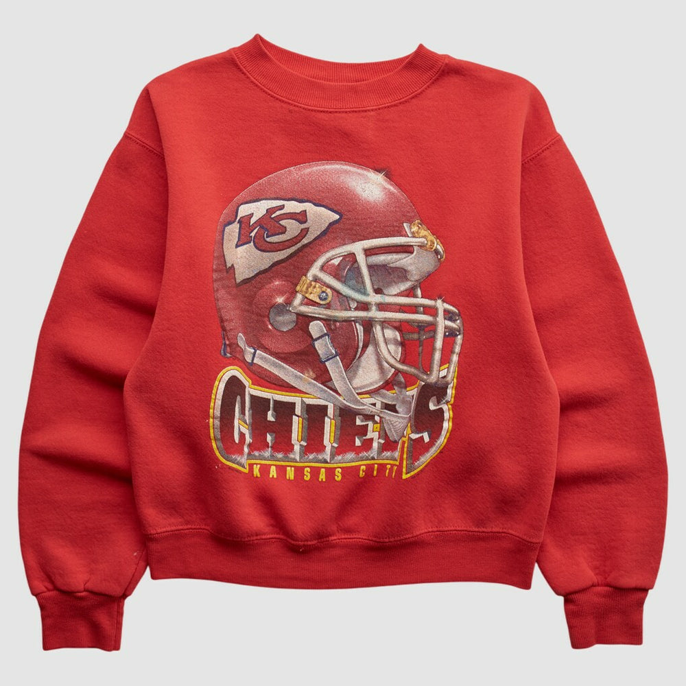 Kansas City Chiefs Lee Apparel 90s Pullover Sweatshirt Red Vintage
