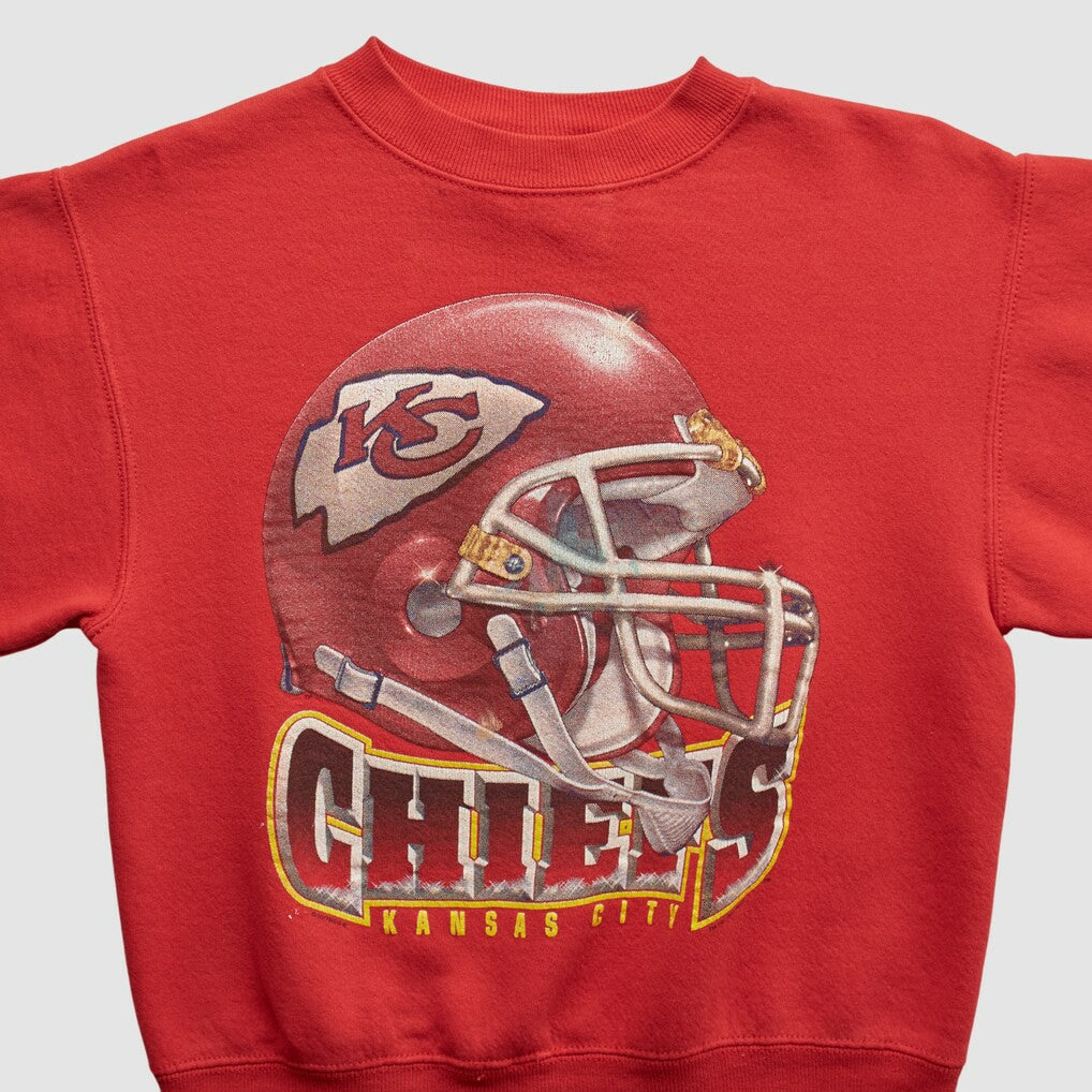 Kansas City Chiefs Lee Apparel 90s Pullover Sweatshirt Red Vintage