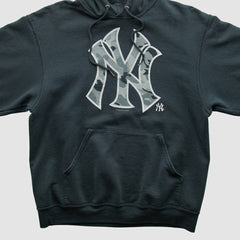 New York Yankees Genuine Merchandise 2010s Hooded Pullover Sweatshirt - Black - XS by Fanatics Real Vintage Pullover