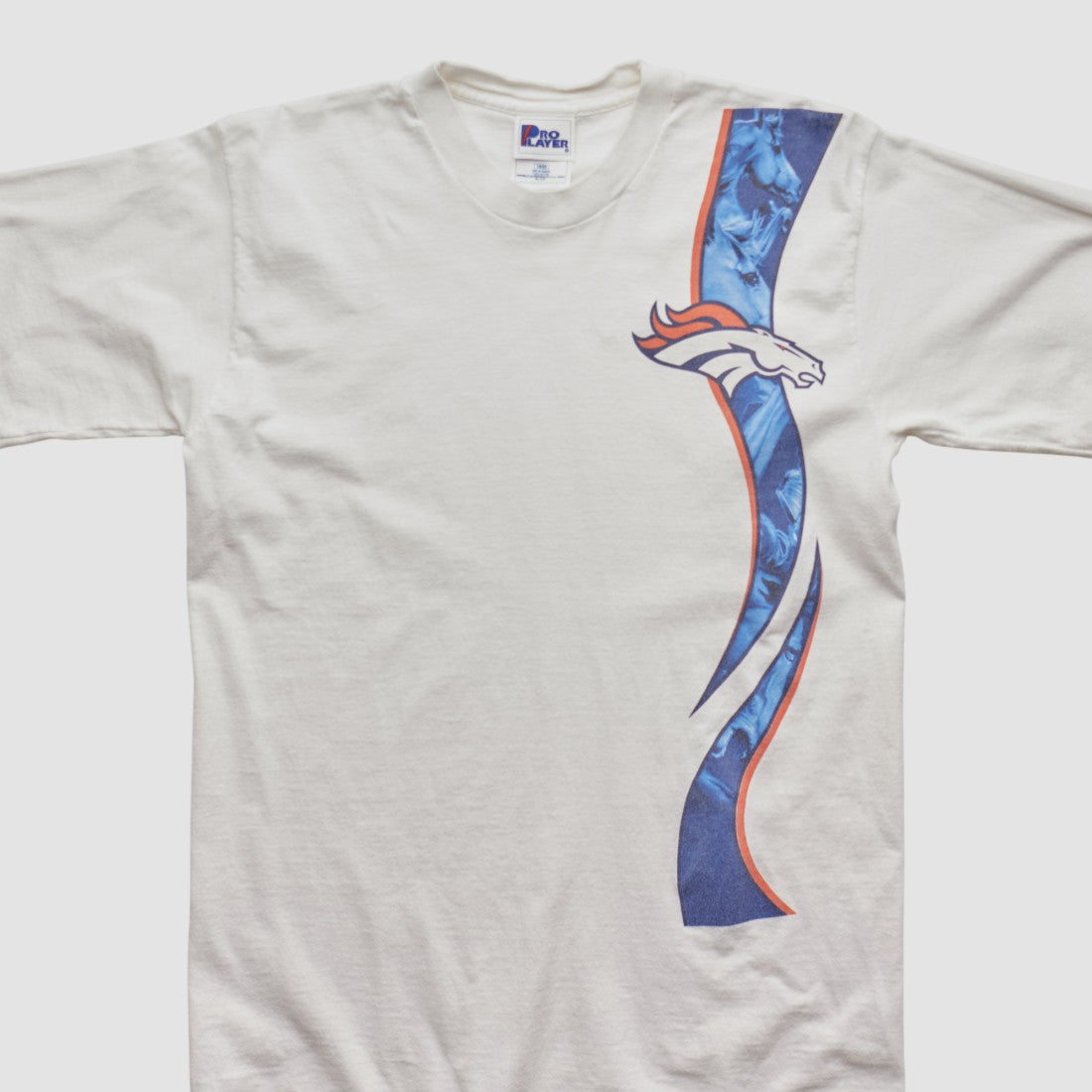 Denver Broncos Pro Player 90s T-shirt White Vintage