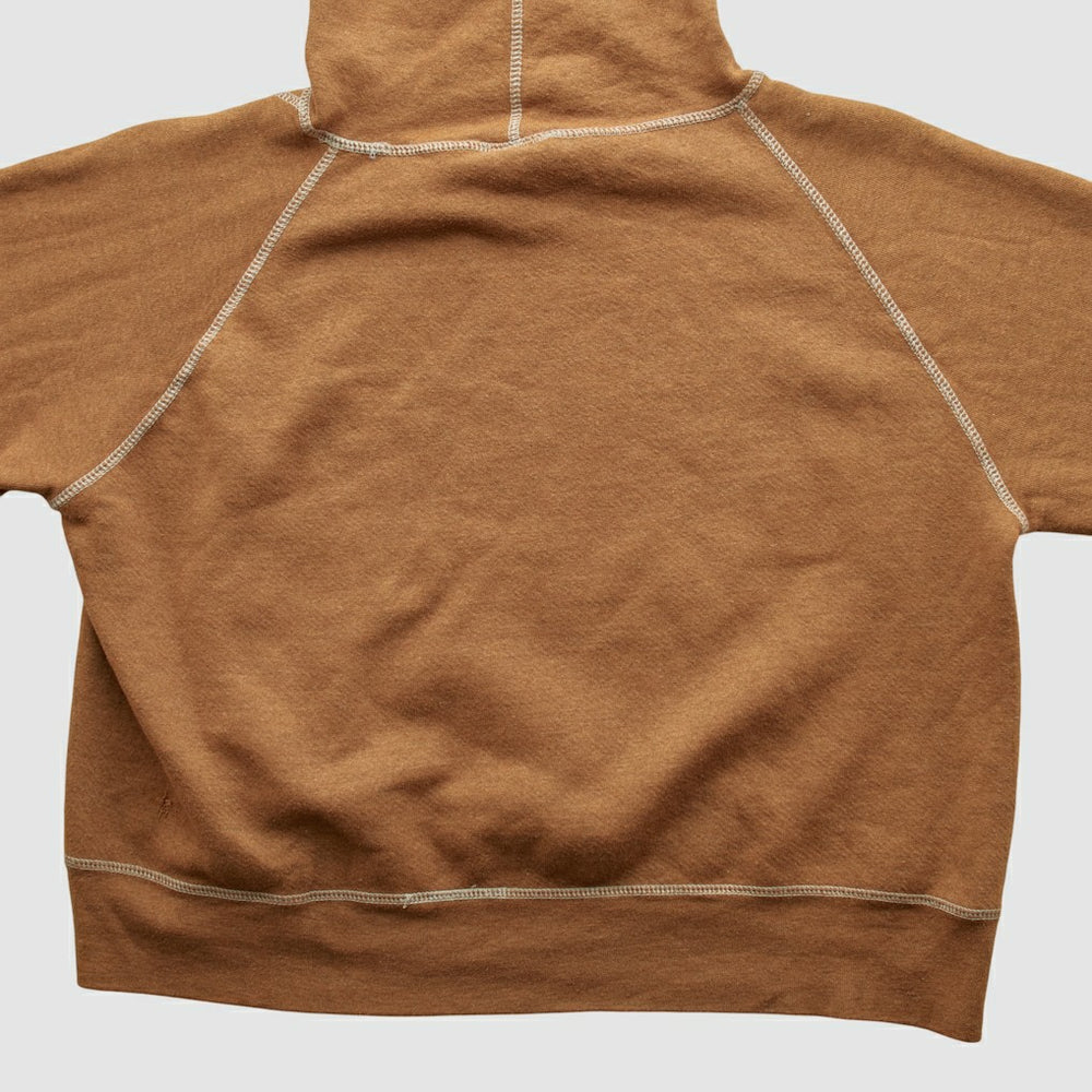 Denver Broncos NFL 2000s Hooded Pullover Sweatshirt Tan Vintage