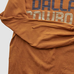 Dallas Cowboys Team Edition Apparel 2000s Long Sleeve T-shirt Orange Vintage