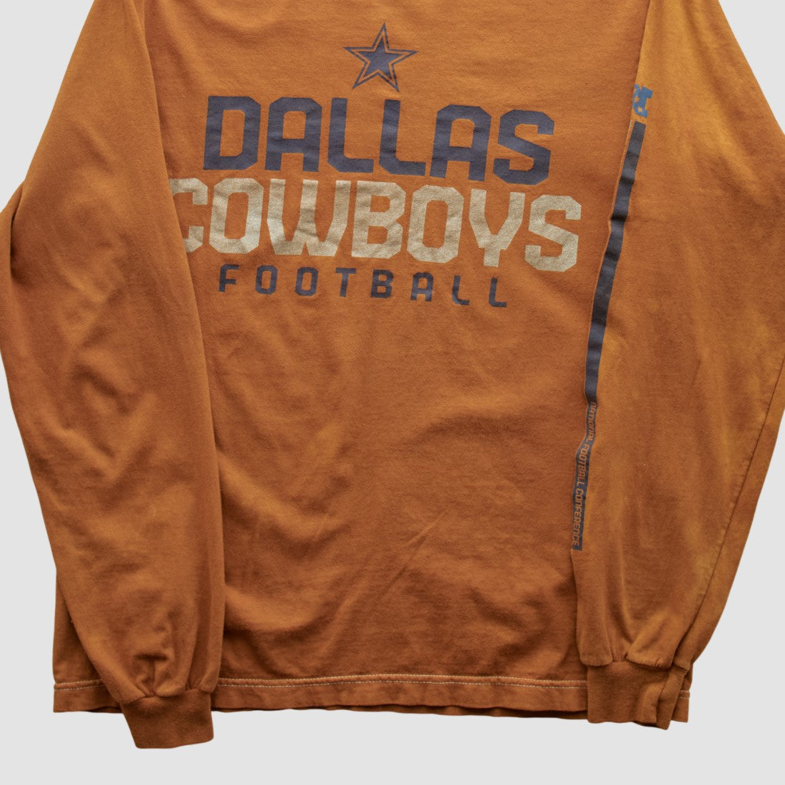 Dallas Cowboys Team Edition Apparel 2000s Long Sleeve T-shirt Orange Vintage