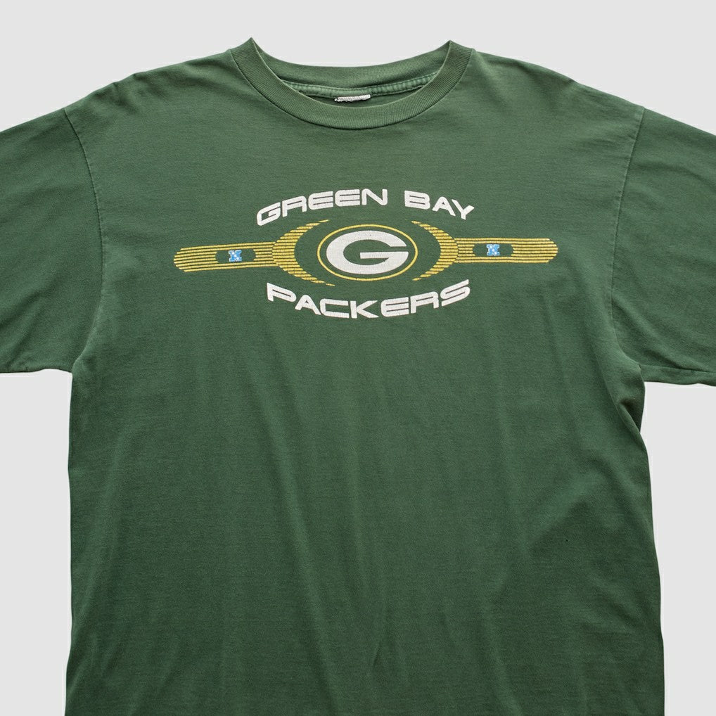 Green Bay Packers 2000s Long Sleeve T-shirt Green Vintage