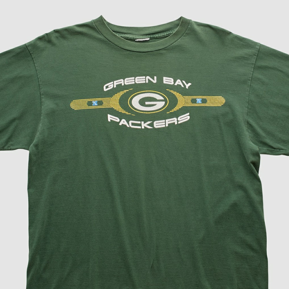 Green Bay Packers 2000s Long Sleeve T-shirt Green Vintage