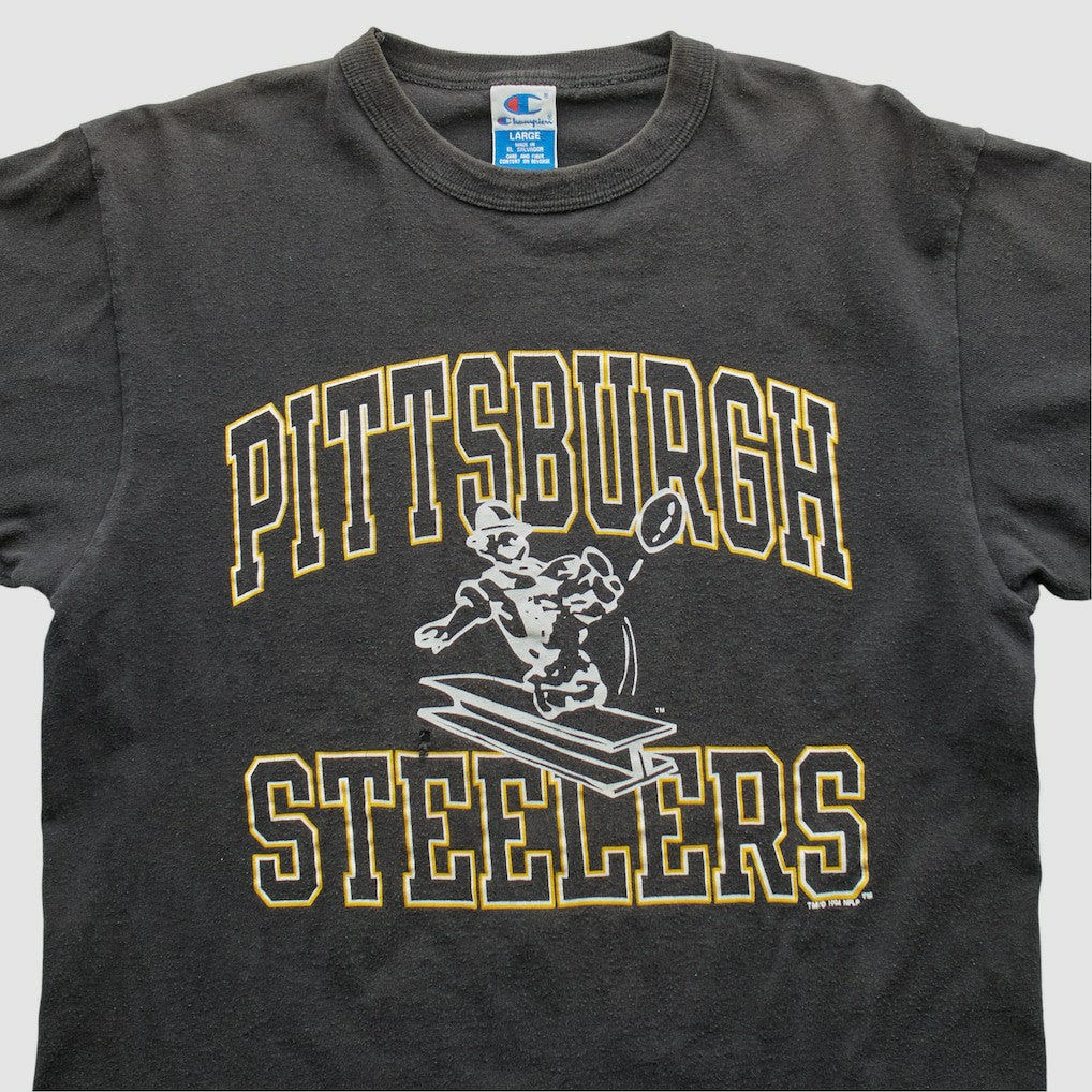 Pittsburgh Steelers Champion 1994 T-shirt Black Vintage
