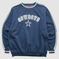 Dallas Cowboys NFL 2000s Pullover Sweatshirt Navy Vintage