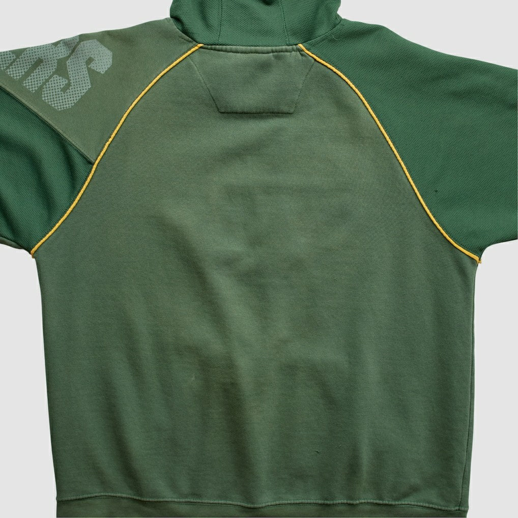 Green Bay Packers NFL 2010s Hooded Pullover Sweatshirt Green Vintage