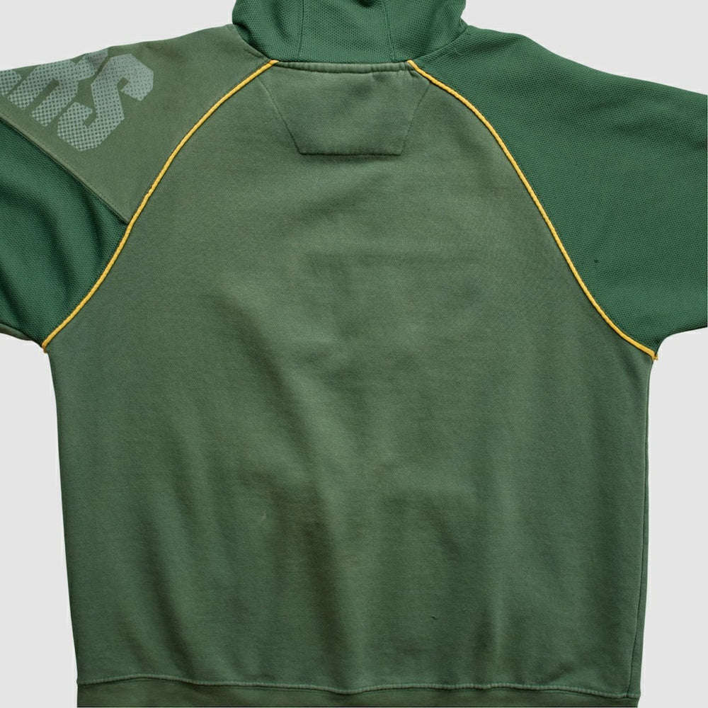 Green Bay Packers NFL 2010s Hooded Pullover Sweatshirt Green Vintage