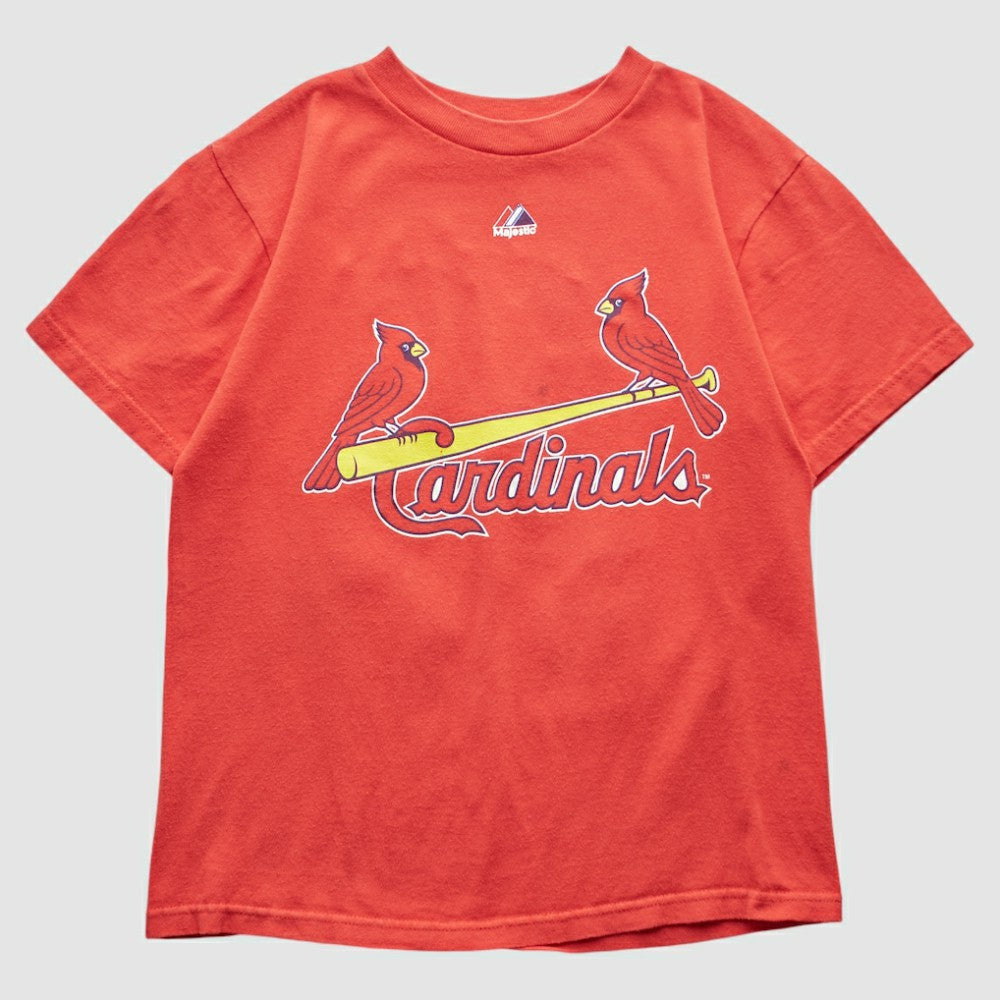 St. Louis Cardinals Majestic 2000s T-shirt - Red - XXS by Fanatics Real Vintage T-shirts