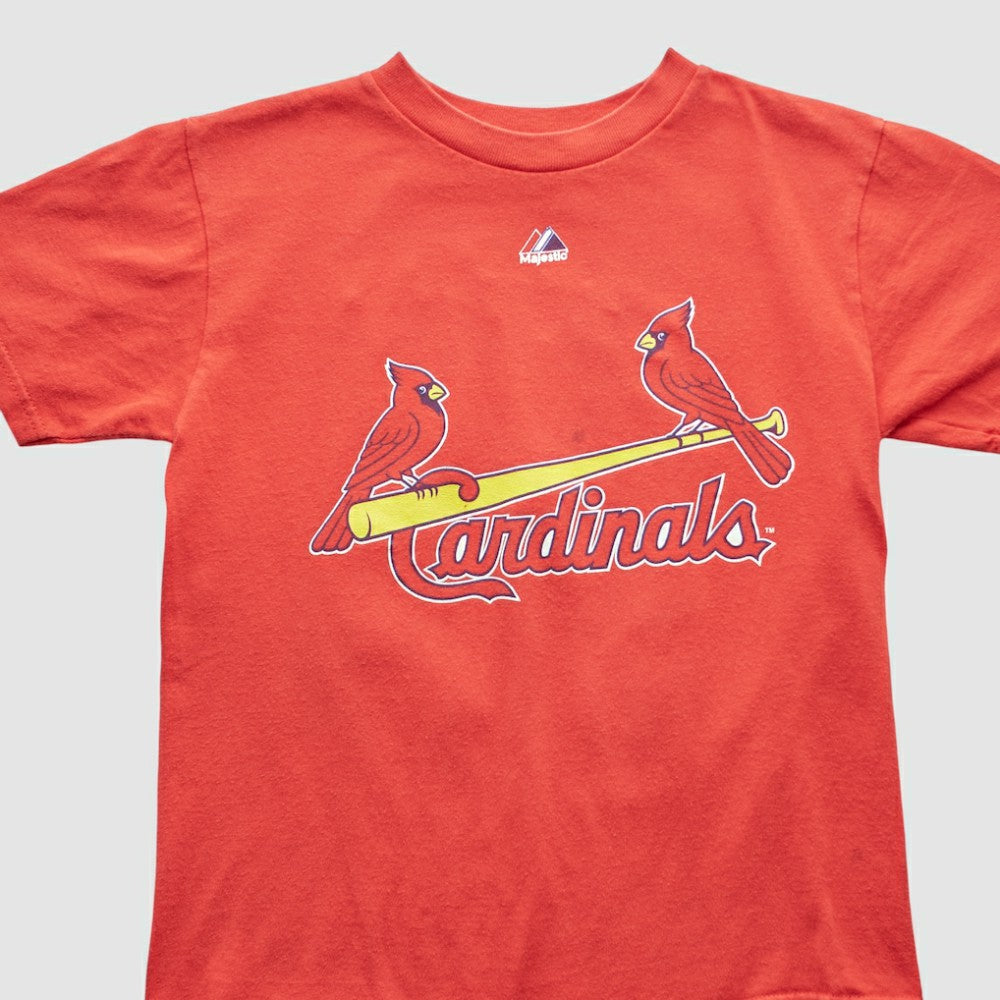 St. Louis Cardinals Majestic 2000s T-shirt - Red - XXS by Fanatics Real Vintage T-shirts