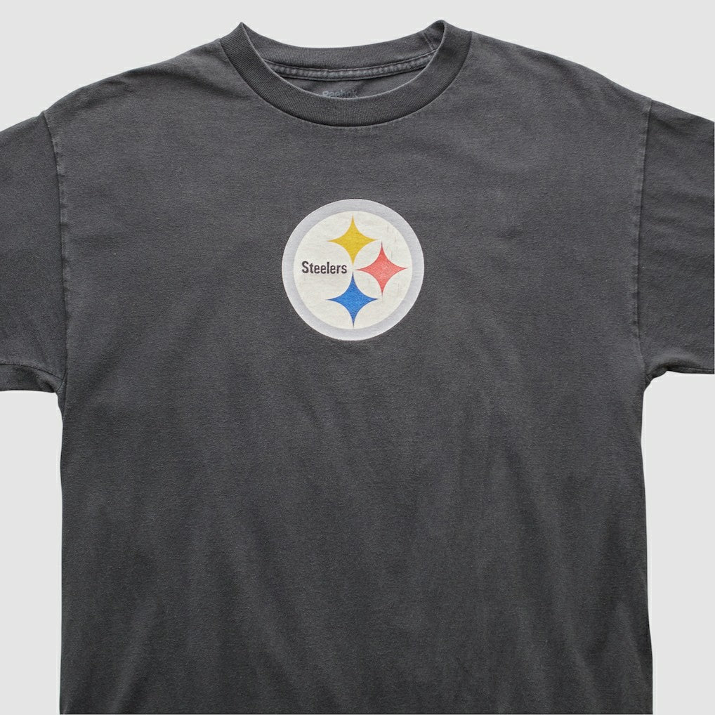 Pittsburgh Steelers Reebok 2000s T-shirt Charcoal Vintage