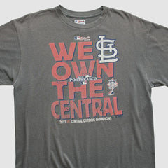 St. Louis Cardinals Majestic 2013 T-shirt - Dark Heather Gray - XL by Fanatics Real Vintage T-shirts