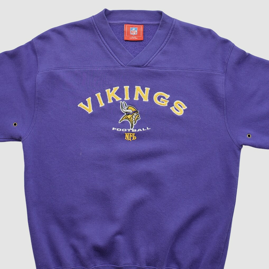 Minnesota Vikings NFL 2000s Pullover Sweatshirt Purple Vintage