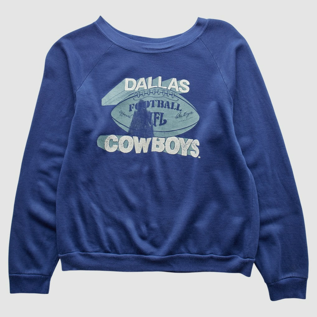 Dallas Cowboys 80s Pullover Sweatshirt Blue Vintage