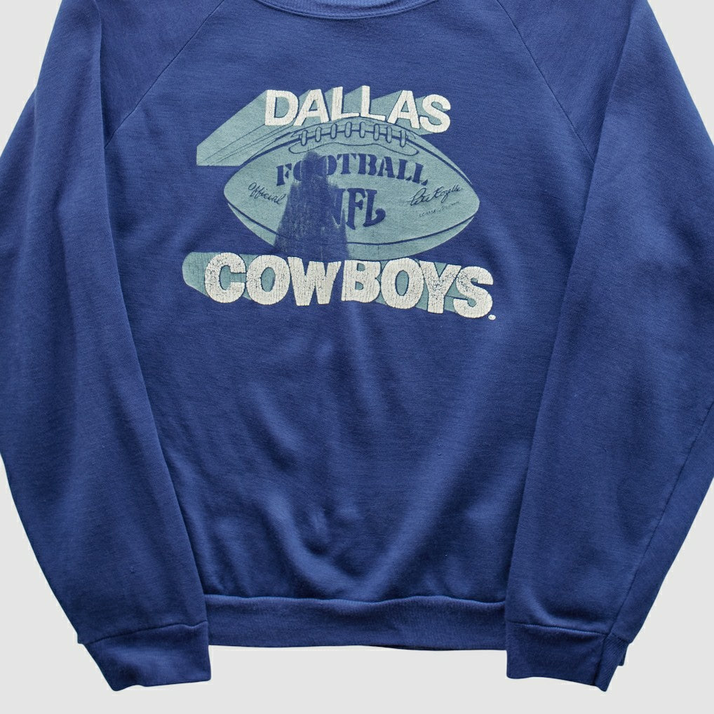 Dallas Cowboys 80s Pullover Sweatshirt Blue Vintage