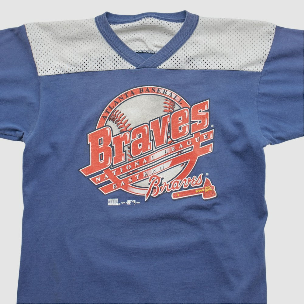 Atlanta Braves 1996 T-shirt - Blue - S by Fanatics Real Vintage T-shirts