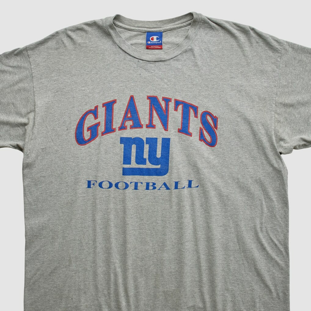 New York Giants Champion 90s T-shirt Heather Gray Vintage