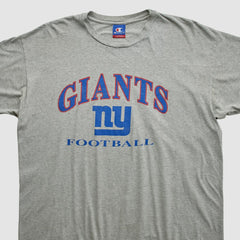 New York Giants Champion 90s T-shirt Heather Gray Vintage