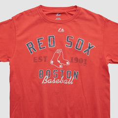Boston Red Sox Majestic 2010s T-shirt - Red - M by Fanatics Real Vintage T-shirts