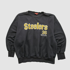 Pittsburgh Steelers NFL 2000s Pullover Sweatshirt Black Vintage