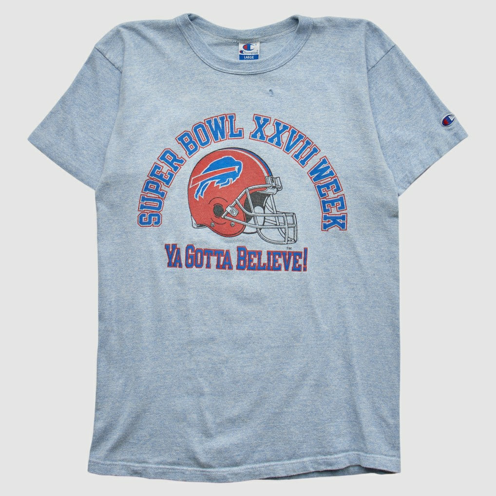 Buffalo Bills Champion 1993 T-shirt Heather Gray Vintage