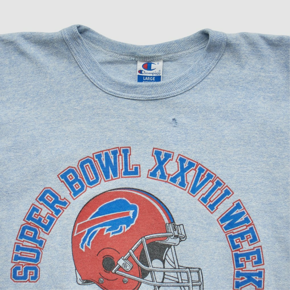Buffalo Bills Champion 1993 T-shirt Heather Gray Vintage