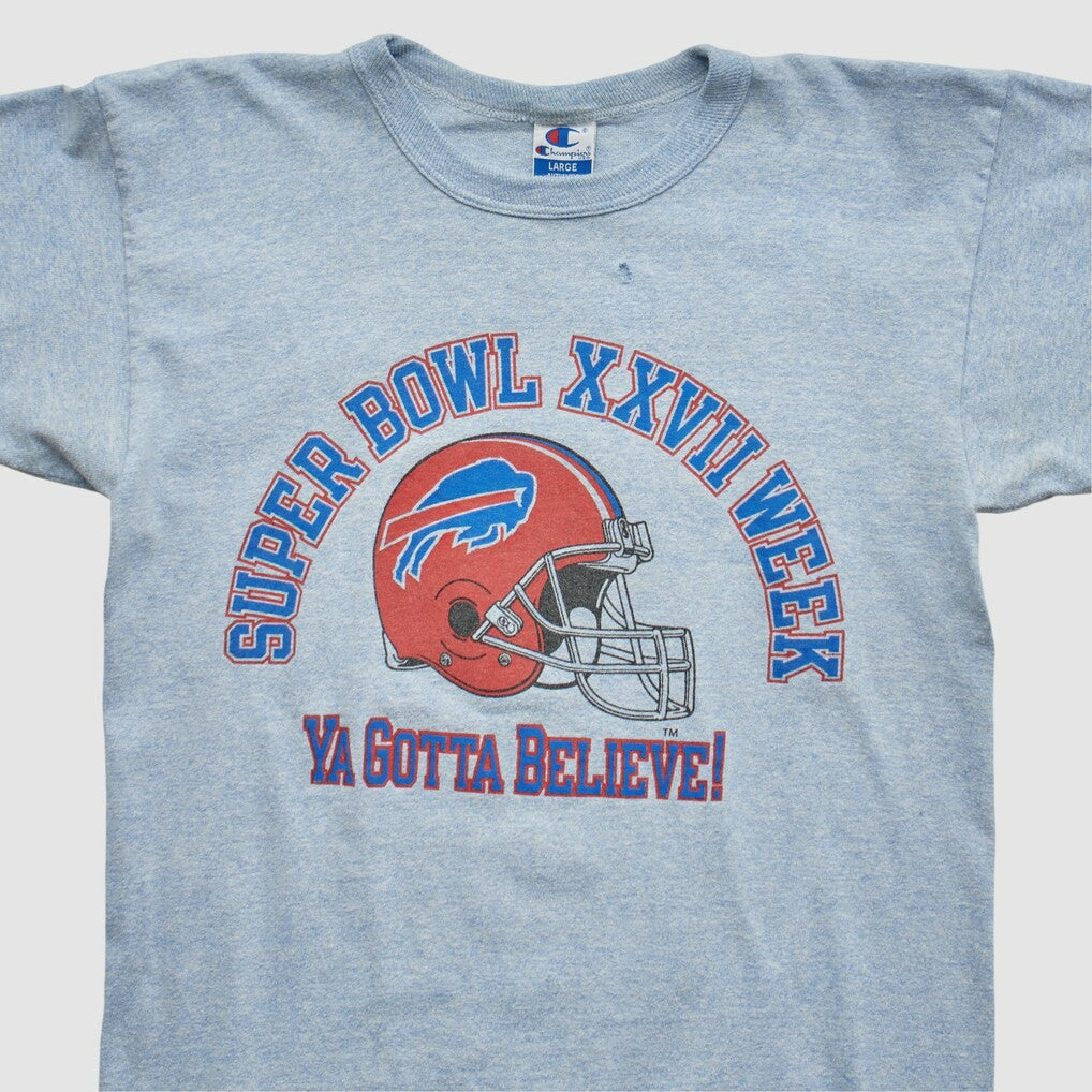 Buffalo Bills Champion 1993 T-shirt Heather Gray Vintage