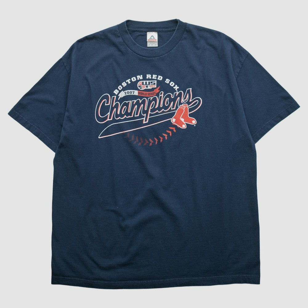 Boston Red Sox Alstyle 2007 T-shirt - Navy - XL by Fanatics Real Vintage T-shirts