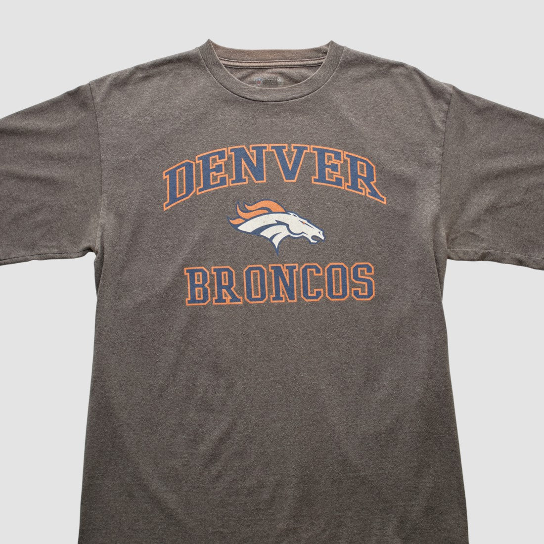 Denver Broncos NFL 2010s T-shirt Dark Heather Gray Vintage