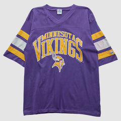 Minnesota Vikings Logo 7 90s T-shirt Purple Vintage
