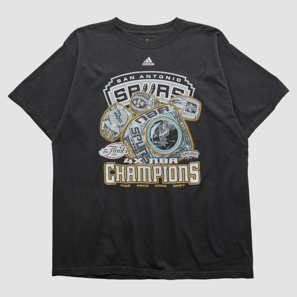 San Antonio Spurs 2007 T-shirt Black Vintage