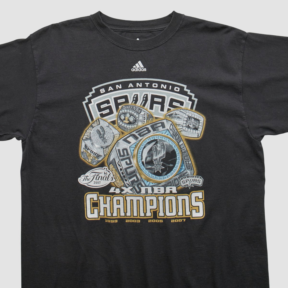 San Antonio Spurs 2007 T-shirt Black Vintage
