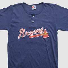 Atlanta Braves Swingster 90s T-shirt - Navy - S by Fanatics Real Vintage T-shirts
