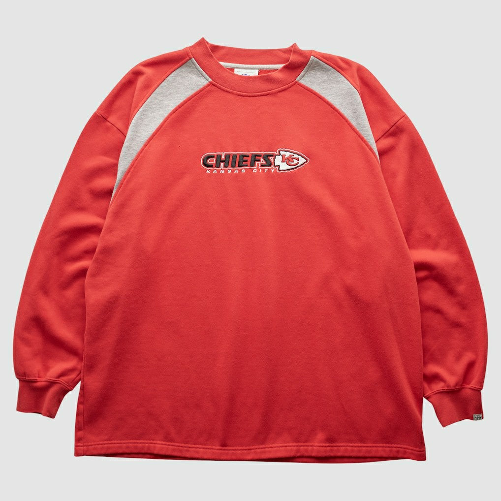 Kansas City Chiefs NFL 2000s Pullover Sweatshirt Red Vintage