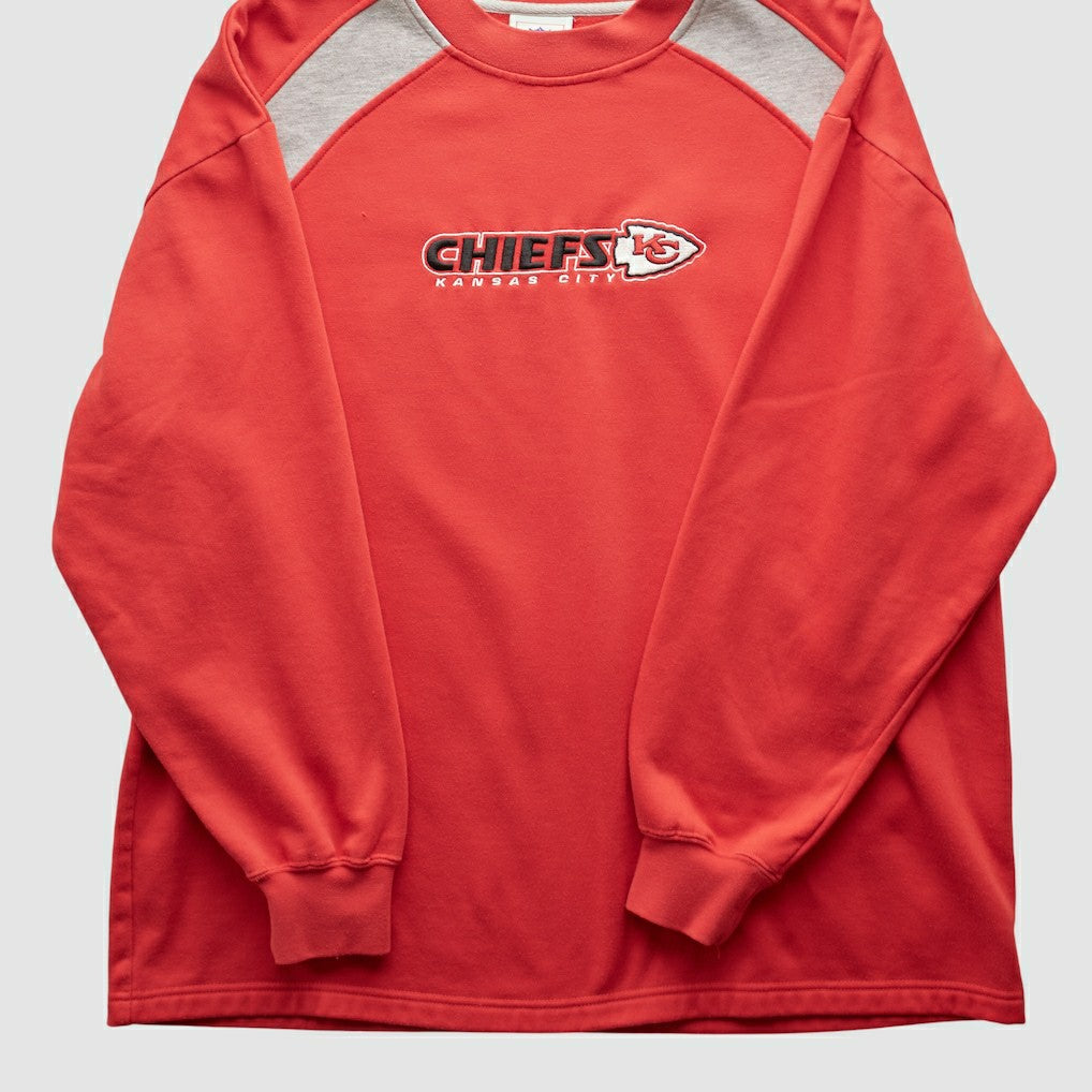 Kansas City Chiefs NFL 2000s Pullover Sweatshirt Red Vintage