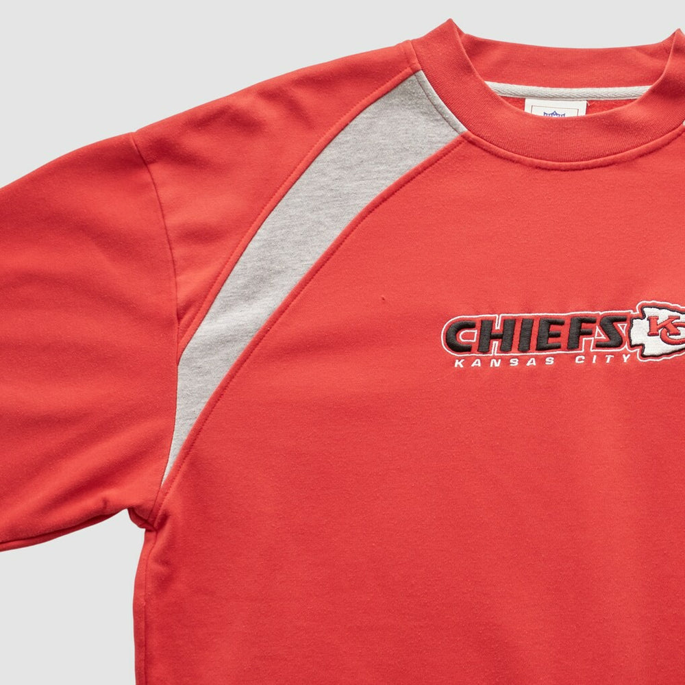 Kansas City Chiefs NFL 2000s Pullover Sweatshirt Red Vintage