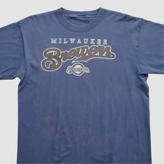 Milwaukee Brewers 2000s T-shirt - Blue - XL by Fanatics Real Vintage T-shirts