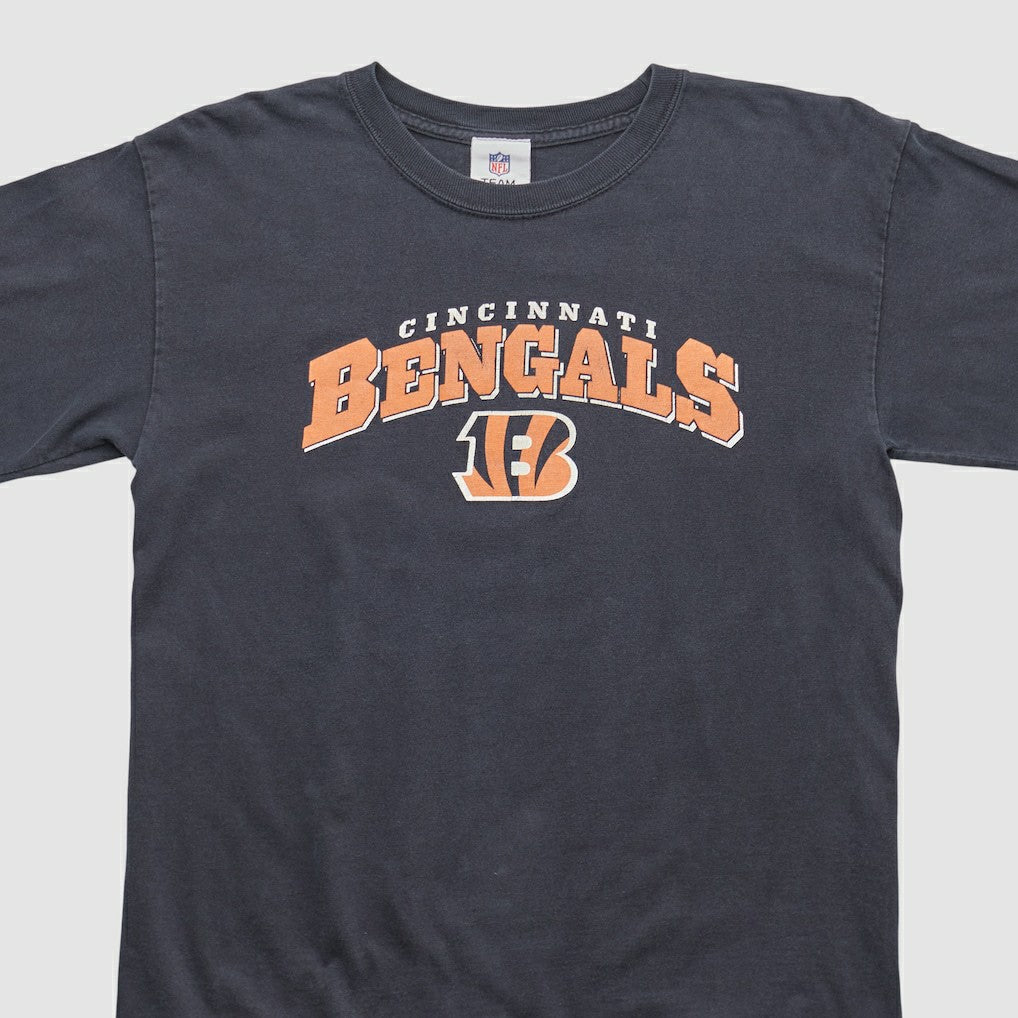 Cincinnati Bengals NFL 2010s Long Sleeve T-shirt Charcoal Vintage
