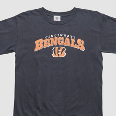 Cincinnati Bengals NFL 2010s Long Sleeve T-shirt Charcoal Vintage