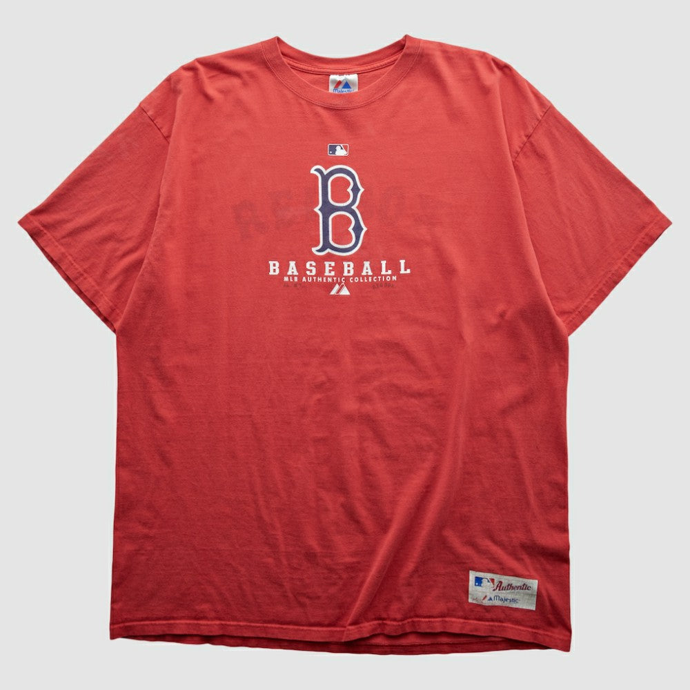 Boston Red Sox Majestic 2000s T-shirt - Red - 3XL by Fanatics Real Vintage T-shirts