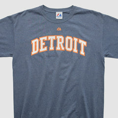 Detroit Tigers Majestic 2010s T-shirt - Blue - M by Fanatics Real Vintage T-shirts