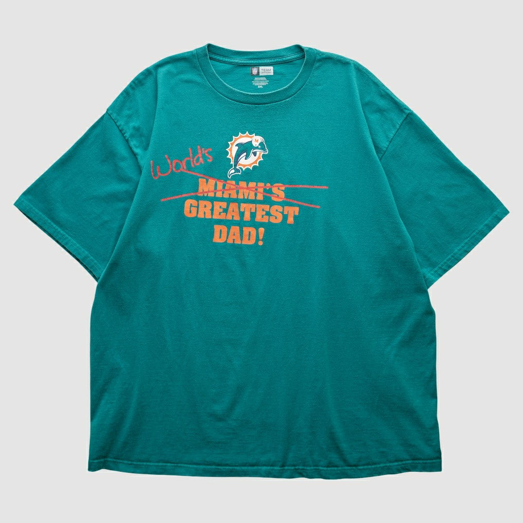 Miami Dolphins NFL 2010s T-shirt Teal Vintage