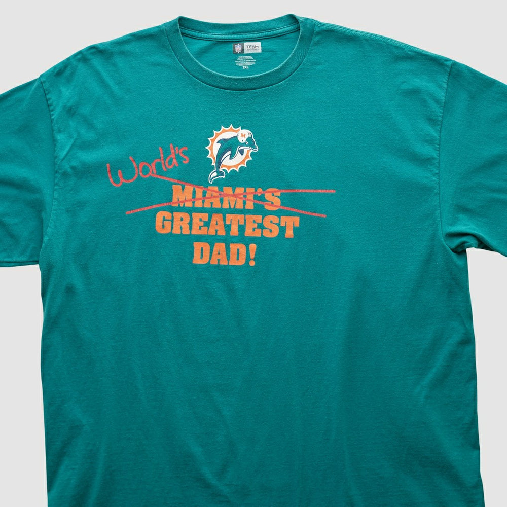 Miami Dolphins NFL 2010s T-shirt Teal Vintage
