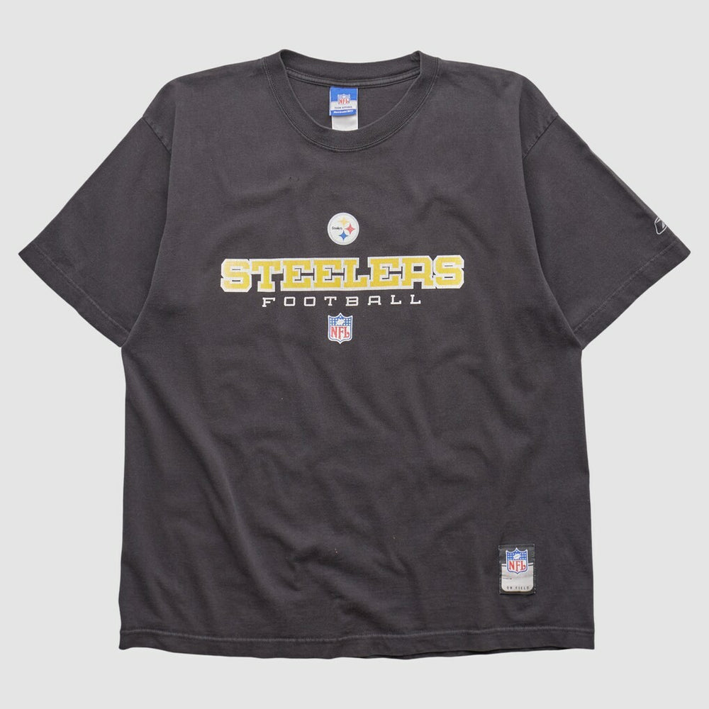 Pittsburgh Steelers Reebok 2000s T-shirt Black Vintage
