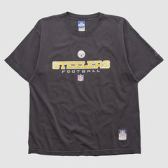 Pittsburgh Steelers Reebok 2000s T-shirt Black Vintage